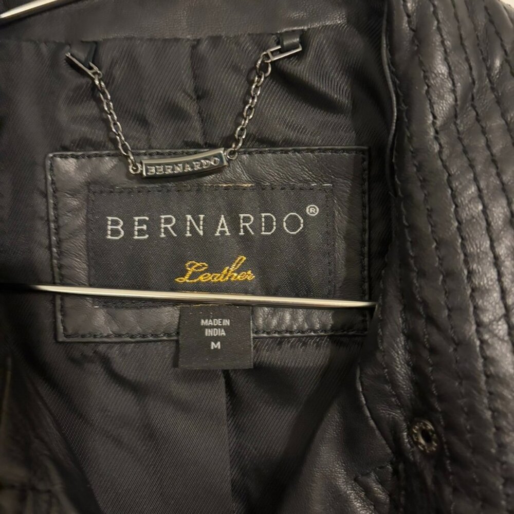 NWOT Bernardo - Leather Motorcycle Jacket - Picture 9 of 12